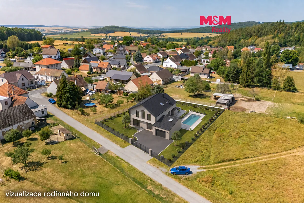 Prodej stavebního pozemku 1729 m²